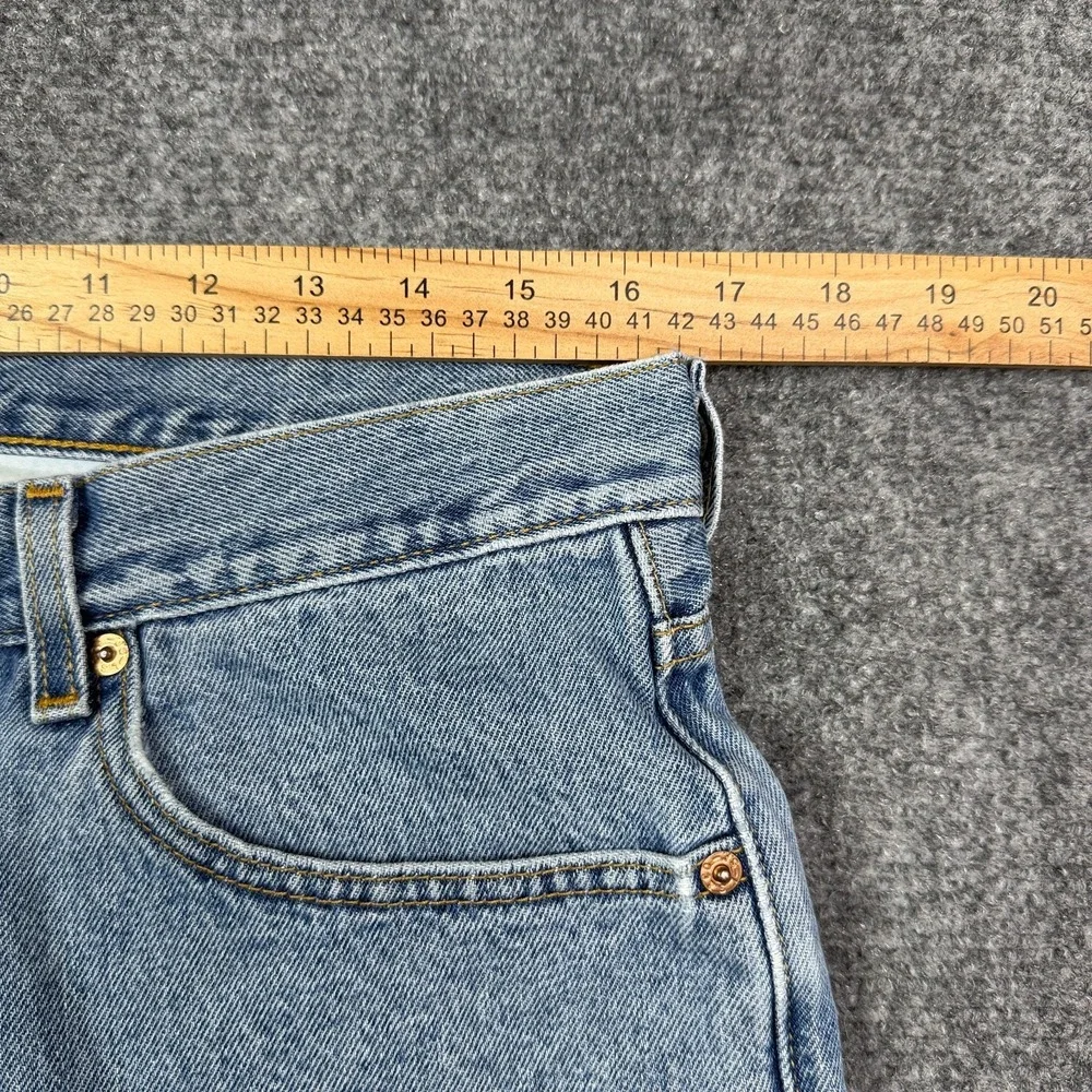 Vintage Levi's 550 Relaxed Fit Jean Shorts Mens Size 34 Waist Blue Denim Y2K